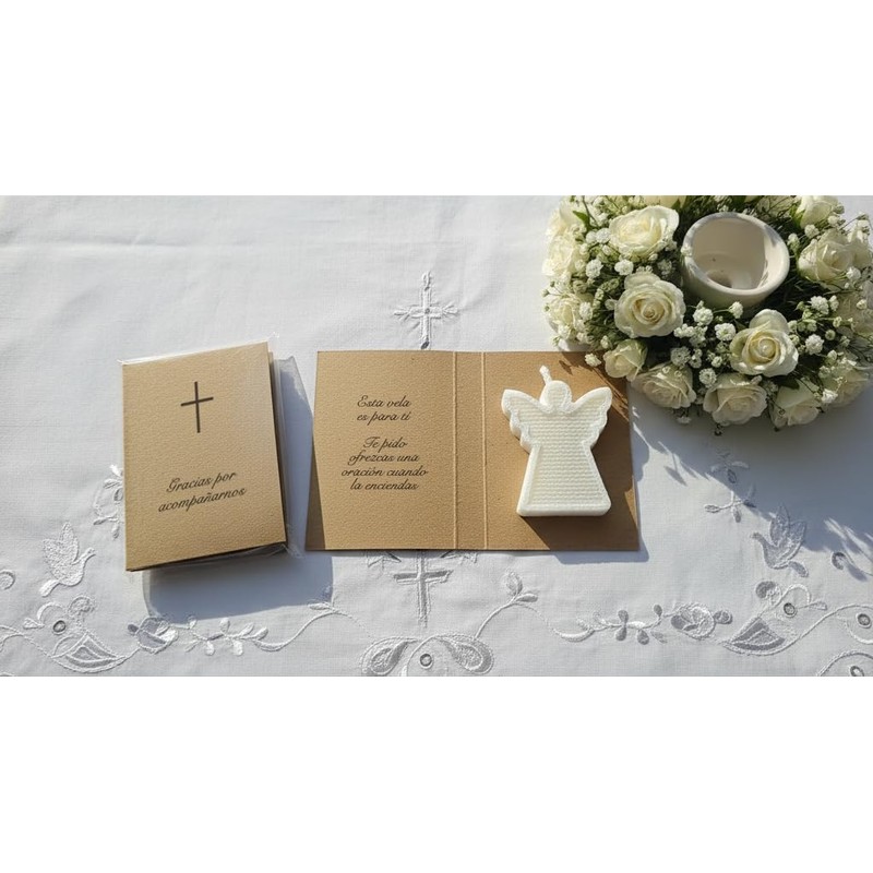 12 Mini Recuerdos Velas Aromáticas Bautizo Boda Primera Comunion Novenario