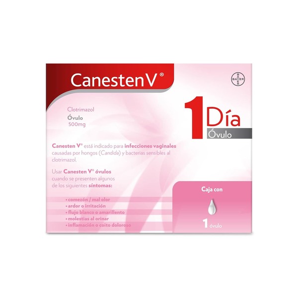Canesten V Dual 1 Día, Crema para Infecciones Íntimas Causadas