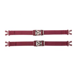 Tatonka Unisex Adult Compression Straps Compression Strap Bordeaux Red 45 cm