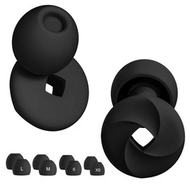 Generic Ear Plugs for Noise Cancelling, Reusable Soft Silicone Hearing Protection Earplugs for Sleep, Work, Noise Sensitivity, Study, Snoring, Concert, Swimming 33dB (Pink, One Size)