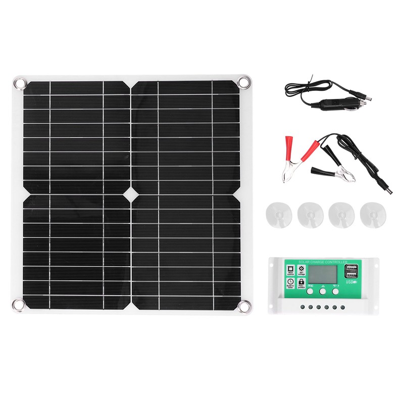 40W 18V Monocrystalline Silicon Flexible Solar Panel with 20A Solar