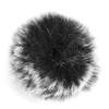 Lavalier Microphone Fur Cover, Durable Black Lapel Microphones Furry Cover