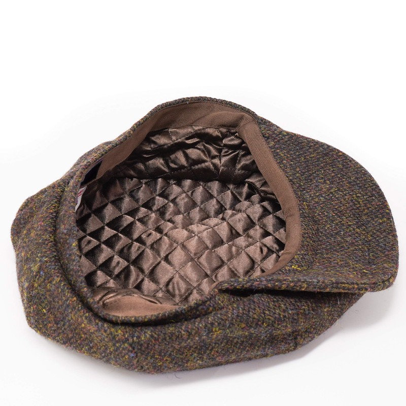 Borges & Scott Lomond Newsboy Flat Cap, Harris Tweed, 100%