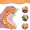 4PCS Vegetable Brushes - Potato Scrubber, Carrot Shape Fruit Brush