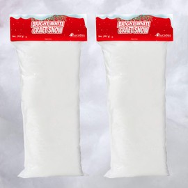 Super Realistic Fake Indoor Snow Blanket. 2.8sqm Cotton-Like Fluffy Snow for Winter Mantle Village, Nativity and Easy Christmas Display Decoration. Hypoallergenic, Flame Resistant and Eco Friendly