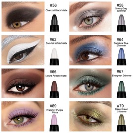 IATMOMOD 8Pcs Cream Eye Shadow Sticks Makeup for Women, Matte Shimmer Eyeliner Pencil Eyeshadow Brightener Stick for Eyes, Waterproof Eyeshadow Applicator Blendable sombras para ojos Set10#
