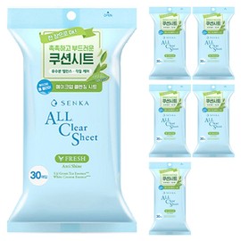 Senka All Clear Sheet Fresh, 30 pieces, 6 pieces / 센카 올 클리어 시트 프레시, 30개입, 6개