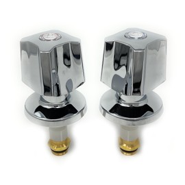 Trim Kit for Kohler – See Sizing for Correct fit- Remodel/Rebuild Set with Stems, Seats, Flanges with Chrome Handles – Hot & Cold Replacement Parts