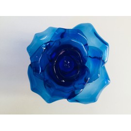 Beautiful Solar Blue Rose Light, Flower Garden Stake Outdoor Yard Decor Landscape LED Lamp Lights, Great Gift