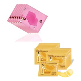 Parches Colágeno Ojos y Labios  Collagen Eye Patches  Lip Mask Set, 5 pairs                                                                           