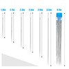 Ybxjges 60Pcs Large Eye Sewing Needles for Leather, 6 Sizes