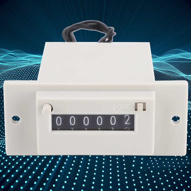 CSK6-YKW Electromagnetic Counter Digital Pulse Counter 6-Digit 0- Electronic Counter