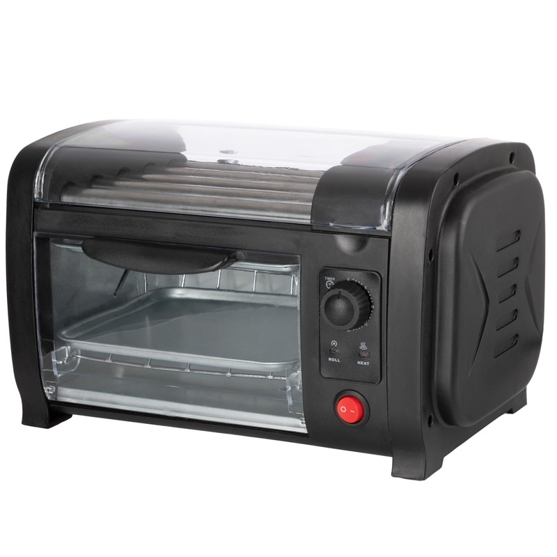 Hot Dog Toaster Oven - Countertop Hot Dog Roller with