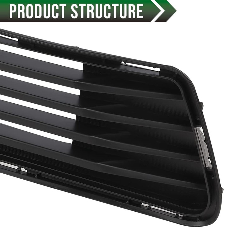 GRAND ORANGE Front Bumper Lower Grille Insert with Fog Hole