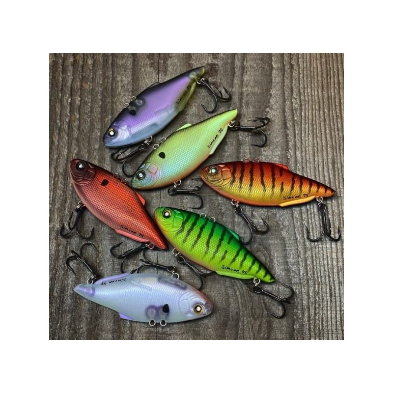 Nishine Lure Works Simco 75 HW #2 BPB Chartreuse Shade