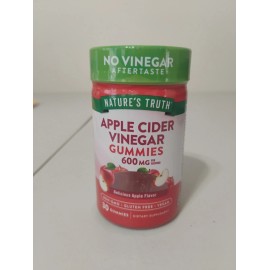 Nature's Truth Apple Cider Vinegar Gummies, 600mg, 30-Pack