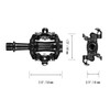 Funn Tactic Clip-In Pedals, Compatible with SPD Cleats, XC Race