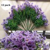 Plastic Flowers for Outdoors Faux Artificial Flower Morning Glory Uv