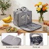 Wicker Picnic Basket Set for 4 with Detachable Table, Portable