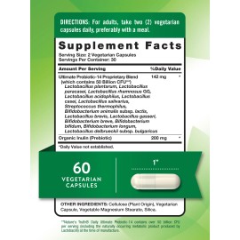 Nature's Truth Probiotic Capsules | 50 Billion CFU | 60 Count | Vegetarian | by Nature's Truth