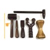 Pack 6 Hammer, Center-Punch, Chisel, Bident, Big Dumbbell, Long Percussion,