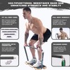 GEKU FIT Resistance Band Bar, Length-Adjustable Detachable Heavy Duty Workout