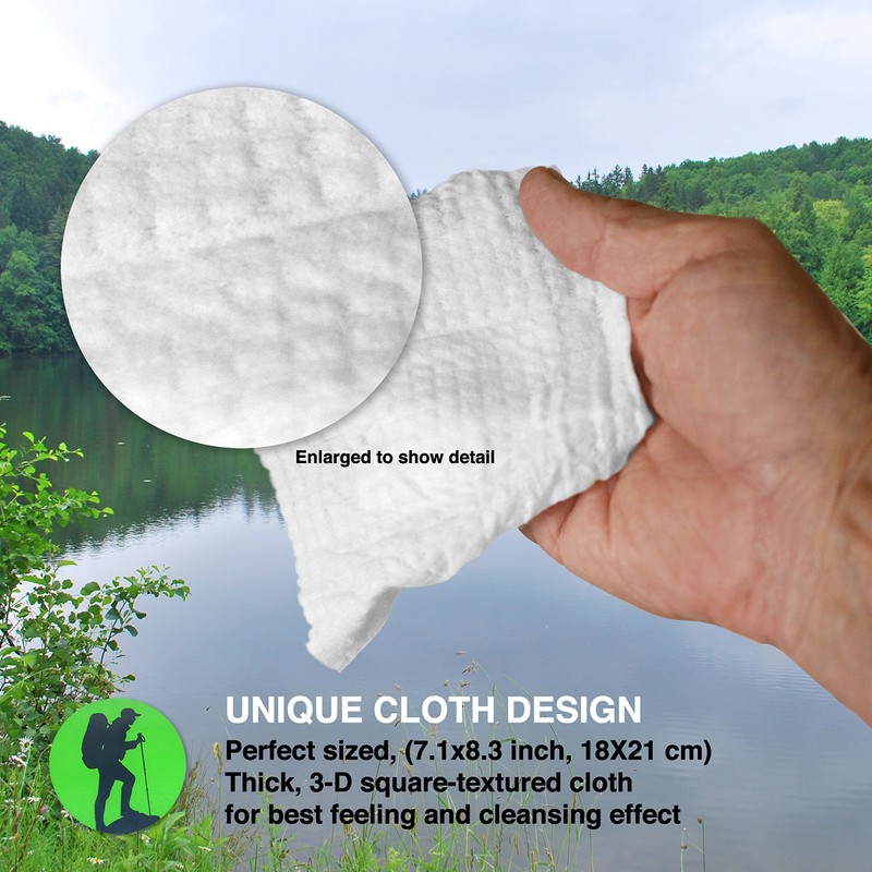 Combat Wipes ACTIVE Outdoor Wet Wipes - Extra Thick Camping