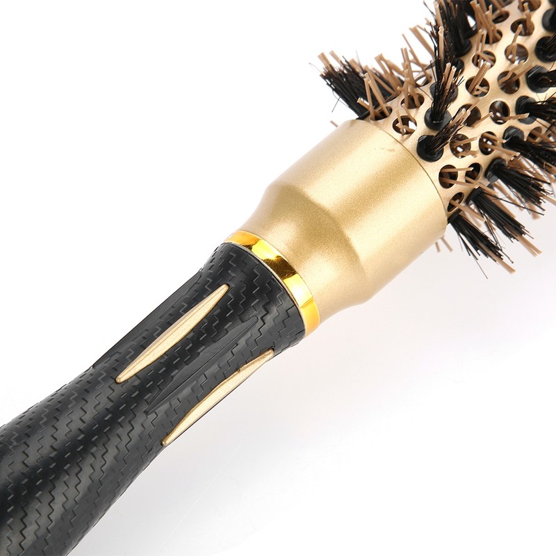 Professional Anti static Round Hair Comb Salon Styling Brush Twill