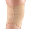 CHAMPION Knee Support Criss-Cross Style Knit Elastic, Beige, Large