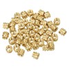PATIKIL M5 Threaded Inserts M5x6x7mm, 50 Pcs Brass Heat Set