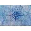 Tile Mural Backsplash Vintage Nautical Compass by Andrea Haase Ceramic