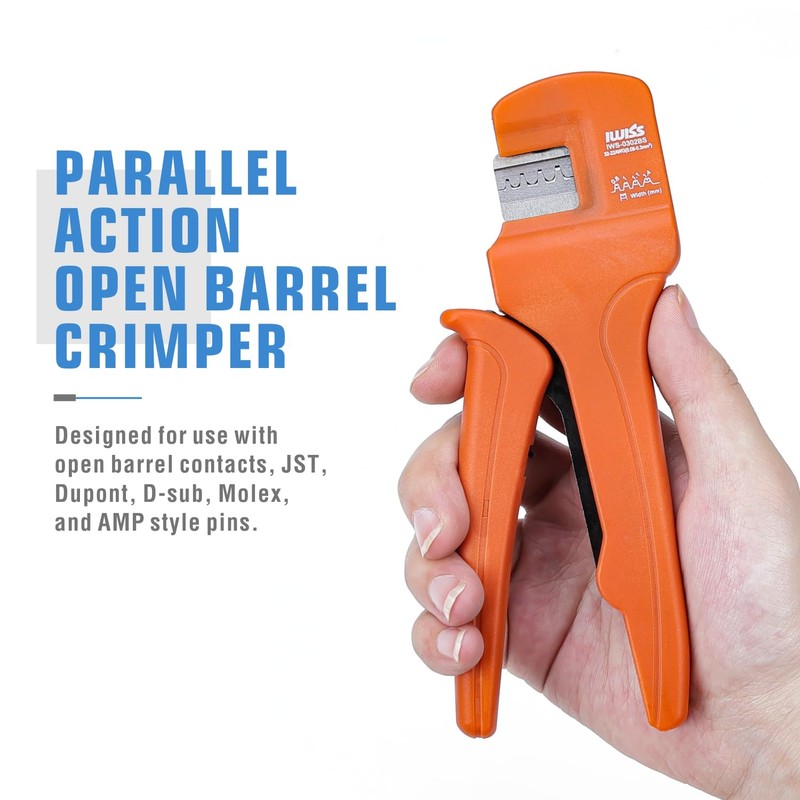 iCrimp IWS-0302BS Wire Crimping Tool for JST, Molex, Dupont Micro