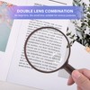 Magnifier, 10x and 30x, Handheld Magnifier, Large, Easy to View,