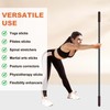 RACOC 5 ft Yoga Stick Sturdy Steel, Adjustable Stretching Stick