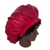ELEBOX Premium Collection Super Jumbo Shower Cap Red