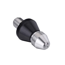 CREEXEON 2Pack Pressure Washer Sewer Jetter Nozzle,Durable Sewer Jet Nozzle,Drain Cleaning Water Jetter,5000 PSI, 3/8 Inch Quick Release Plug (3/8 Inch- 2Pack)