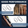 100PCS 2.36 Inches Quick Links, M6 Screw Chain Links Heavy
