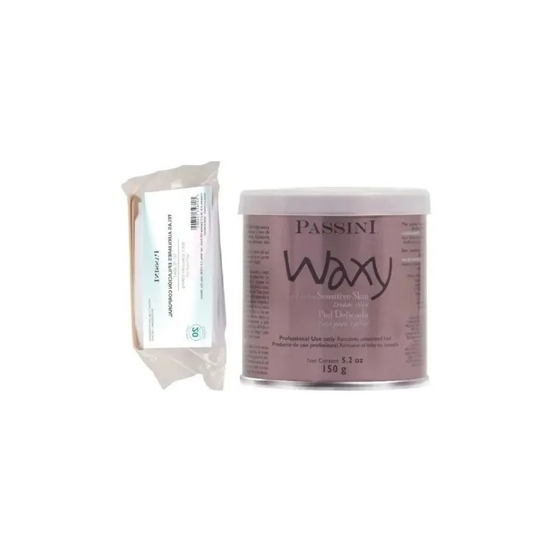 Passini Waxy ® Cera Depiladora + Regalo Telas Piel Sensible