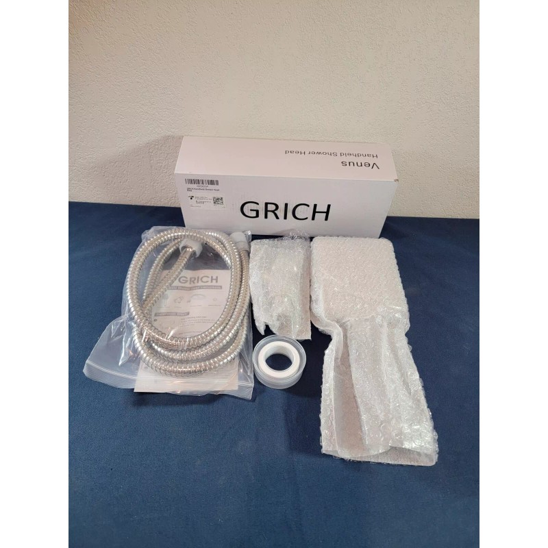 GRICH Venus Handheld Chrome Square Shower Head - NEW