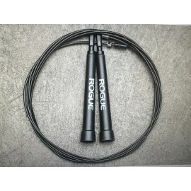 Rogue Fitness Adjustable Black Speed Jump Rope 10'