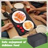 Uiifan 6 Pcs Non Slip Serving Tray with Handles 16.8
