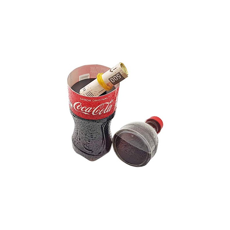 BOTELLA DE REFRESCO DE SEGURIDAD, ESCONDE DINERO, OCULTA JOYAS Y