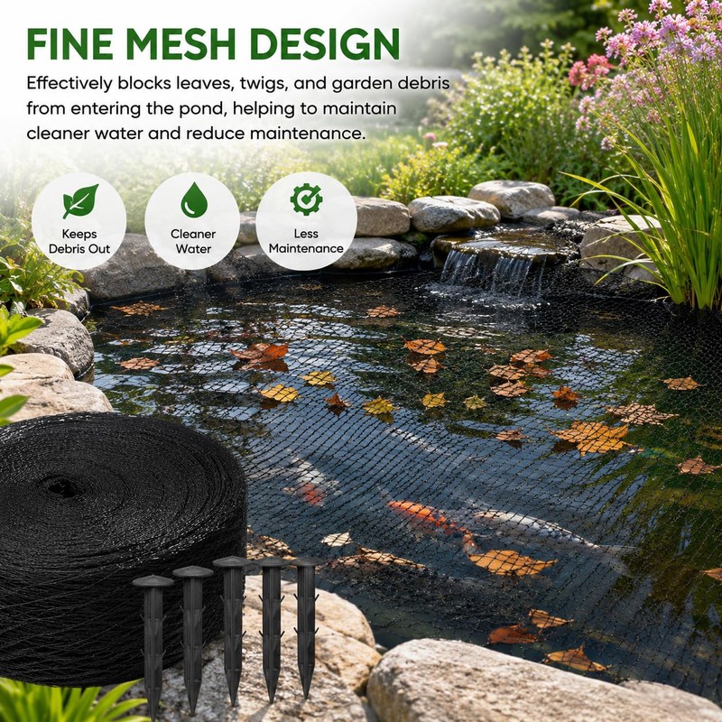 1ABOVE Koi Pond Netting Kit – 4 x 6m Heavy
