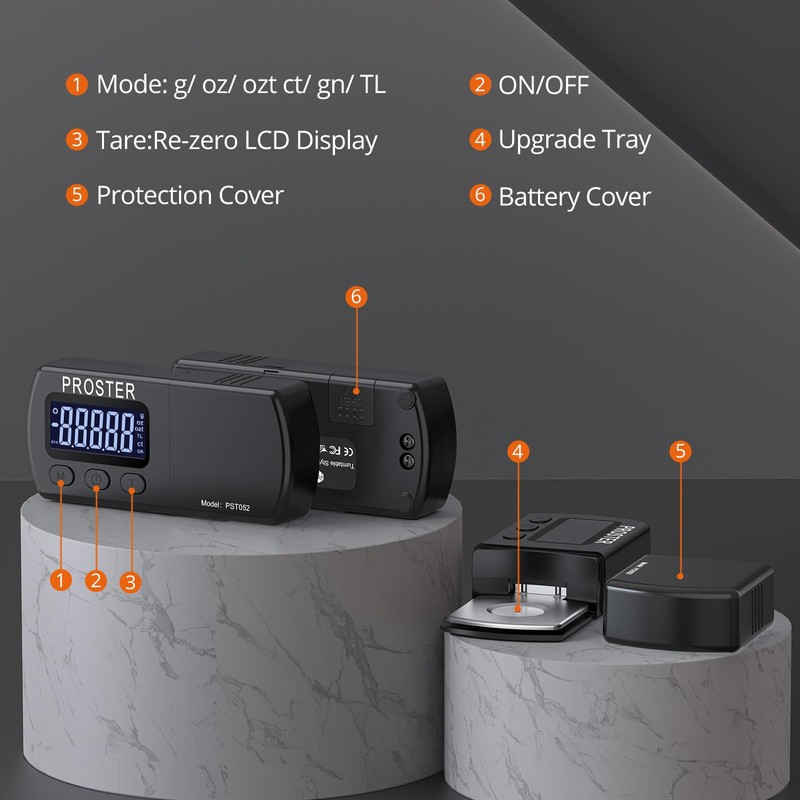 Proster Turntable Stylus Force Tracking Scale - Phono Turntable Cartridge