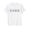 Shark Periodic Table Of Elements White Whale Lover Shark T-Shirt