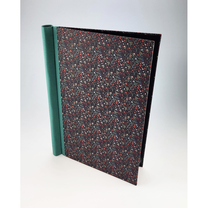 Klemmbinder Midnight Flowers Minze, A4