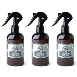 Cute Farms Indoor Potted Exotic Flower & Tropical Plant Fertilizer | Gentle Weekly Use Formula Plant Food (Three - 8 oz. Spray Bottles)