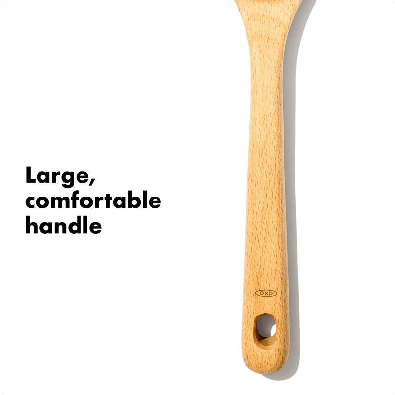 OXO Good Grips Large Wooden Slotted Spoon, Beech