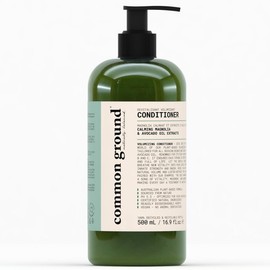 Common Ground Volumizing Natural Conditioner, Paraben and Cruelty Free, Vegan, Plant-Based, Botanical Scent, Avocado Oil, pH5.5, Healthy Scalp, Shine, Color Safe for Men, Women