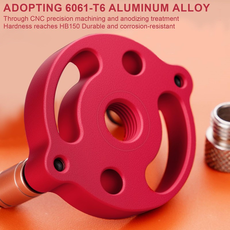 Jortmrd Woodworking Drilling Aid, Drill Hole Centre Finder, Vertical Self-Centring